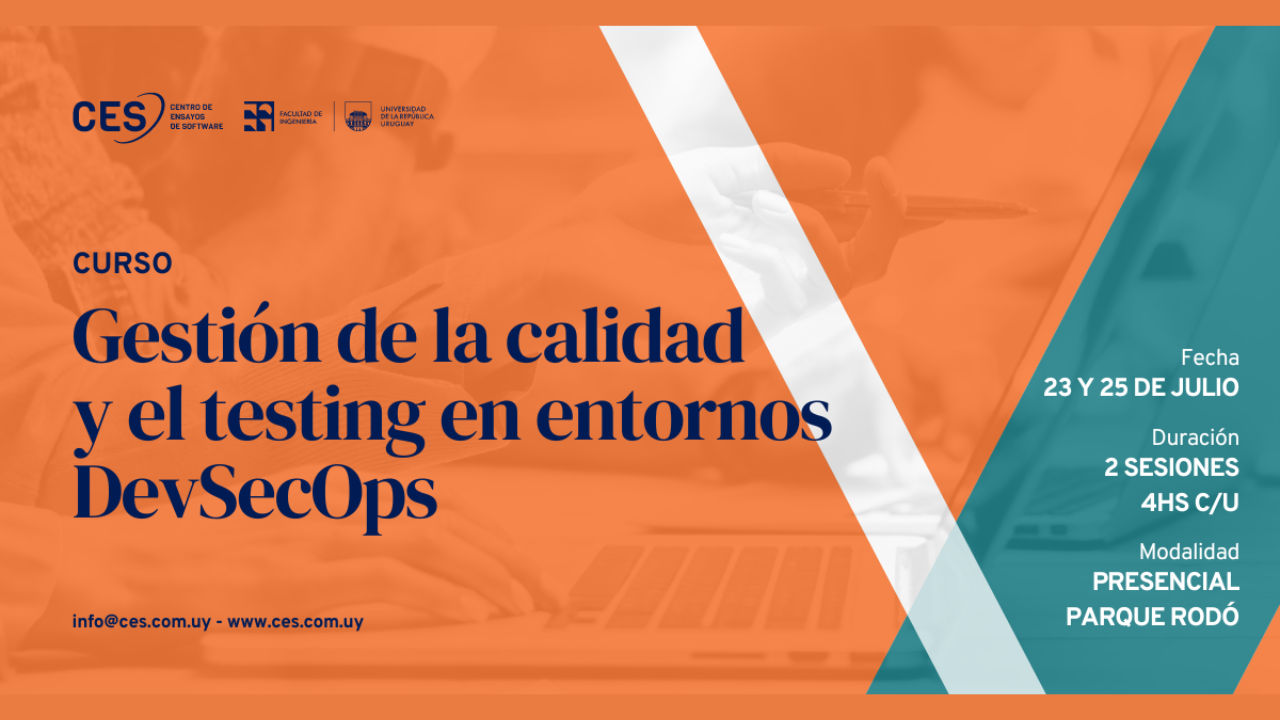 placa informativa sobre el curso de entornos devsecops